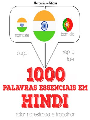 cover image of 1000 palavras essenciais em hindi